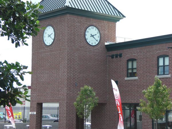 masonry retail space